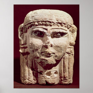Póster Cabeça da deusa Ishtar, de Amman, Jordão