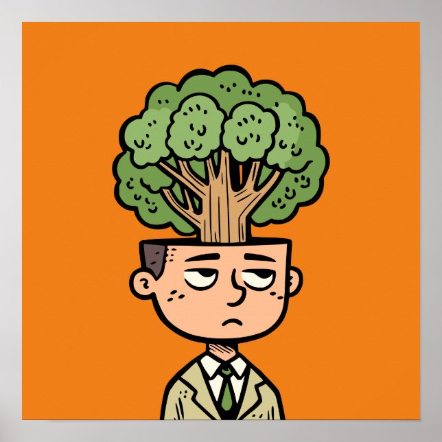 Poster Cabeça de Árvore (Frente)