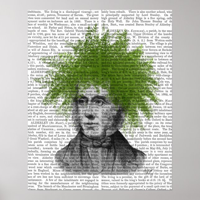 Poster Cabeça de Asparagus Fern (Frente)