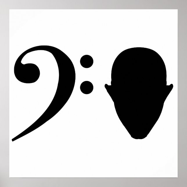 Poster Cabeça de Bass (Frente)