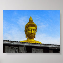 Poster Cabeça de Buda em Banguecoque