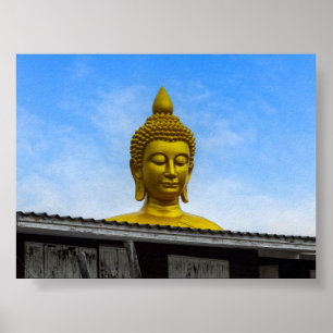 Poster Cabeça de Buda em Banguecoque