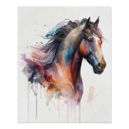 Póster cabeça de cavalo Wall art
