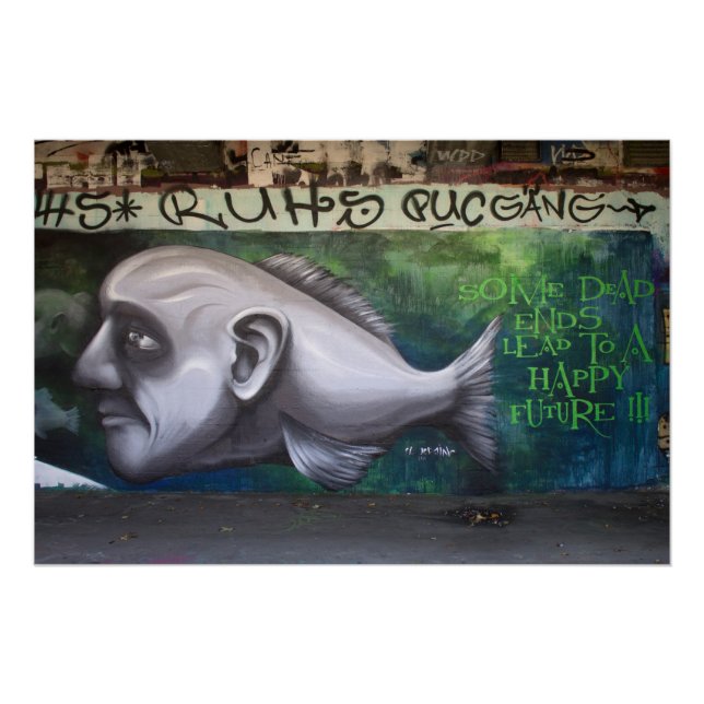 Póster Cabeça de Peixe (Frente)