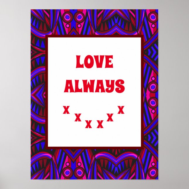 Poster Cabeça de Peixe Nova Deixa Jazz Funk Roxo Vermelho (Frente)
