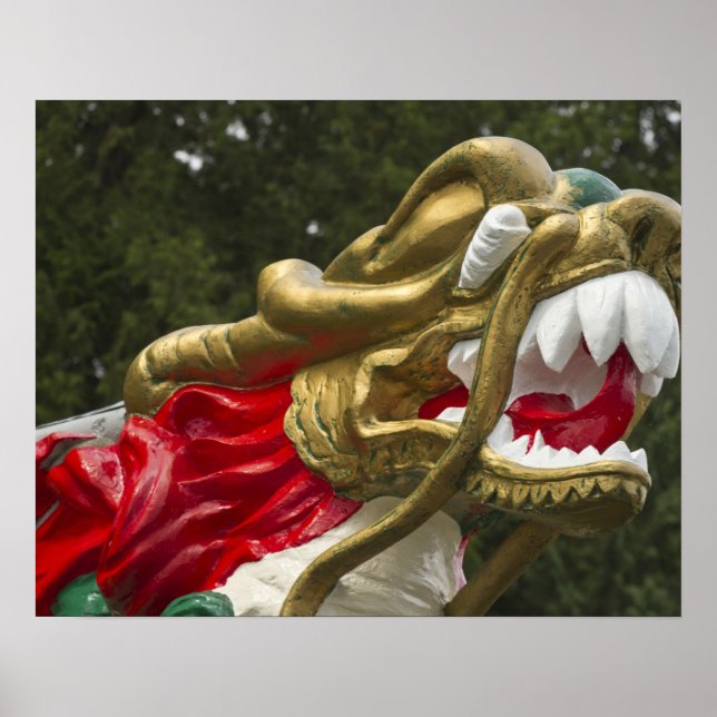 Póster Cabeça de proa de dragão chinês, Stanley Park (Frente)