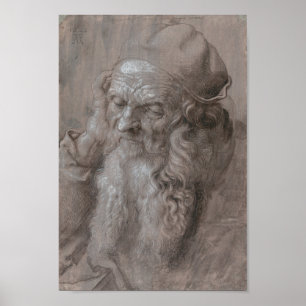 Póster Cabeça de um ancião por Albrecht Durer