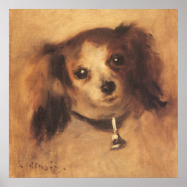 Póster Cabeça de um Cão por Pierre Renoir, Arte Fina Vint