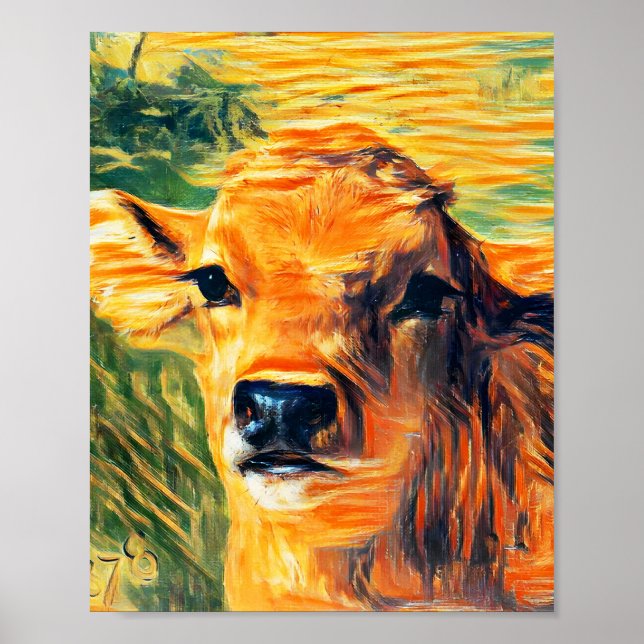 Poster Cabeça de vitelo (Frente)