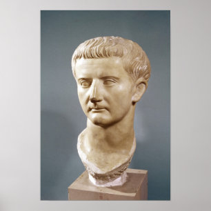Poster Cabeça do imperador Tiberius