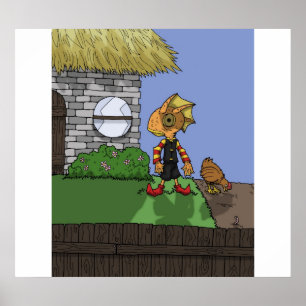 Póster cabeça dos peixes