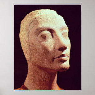 Poster Cabeça inacabado de Nefertiti, reino novo