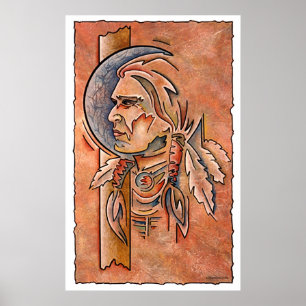 Póster Cabeça indiana