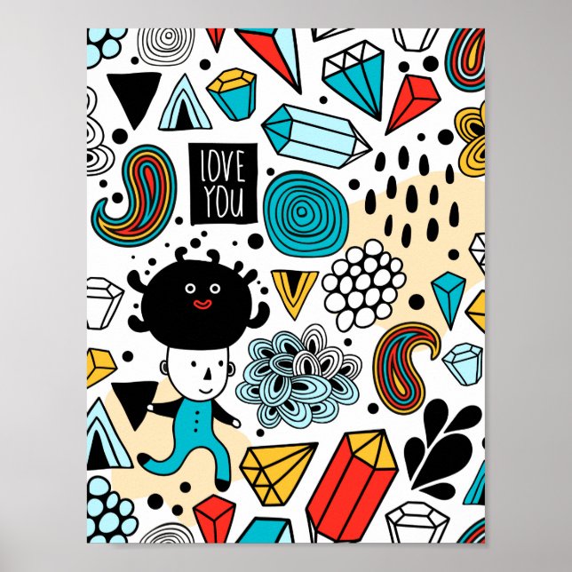 Poster Cabeça louca (Frente)