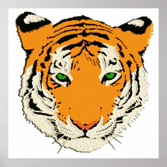PÓSTER CABEÇA TIGER (Frente)