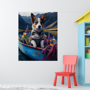Poster Cabeçalho Azul em um Paddle: Uma Aventura Cênica