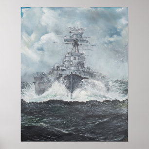 Poster Cabeças da capa para Bismarck 23rdMay 1941. 2014