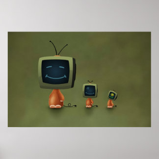Póster Cabeças de TV