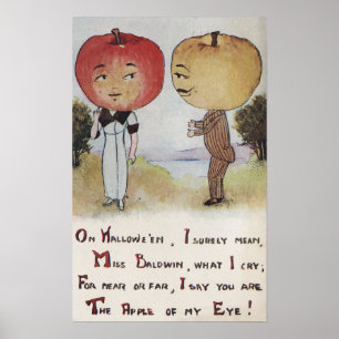 Poster Cabeças do Dia das Bruxas GreetingApple