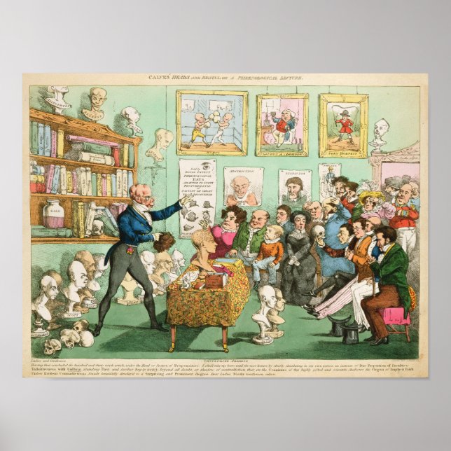 Poster Cabeças e Cérebros de Vitelos; um Fenológico (Frente)