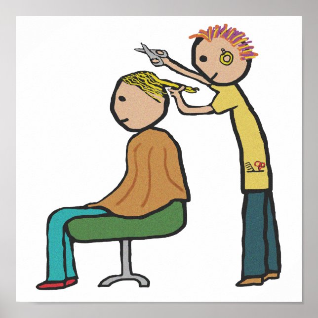 Poster Cabeleireiro (Frente)