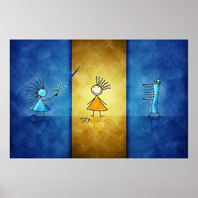 Póster Cabeleireiro (Frente)