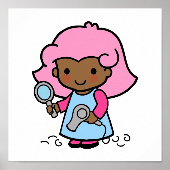 Póster Cabeleireiro 1 (Frente)