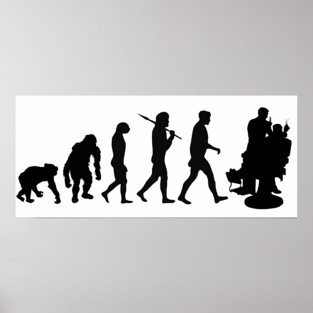 Póster Cabeleireiro barbeiro (Frente)