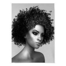Cabelo Afro Ilustração 3D