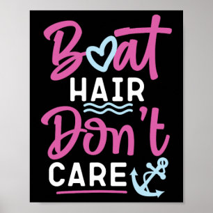 Poster Cabelo de barco à vela não se importa