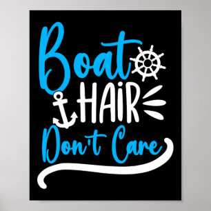 Poster Cabelo de Barco Não Liga Cruzeiro de Barco Garotas