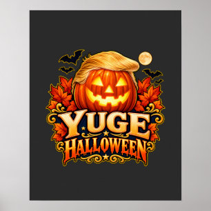 Poster Cabelo de Halloween YUGE Abóbora