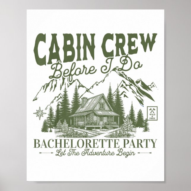 Poster Cabin Crew Before I Do Camp Bach Bachelorette Part (Frente)