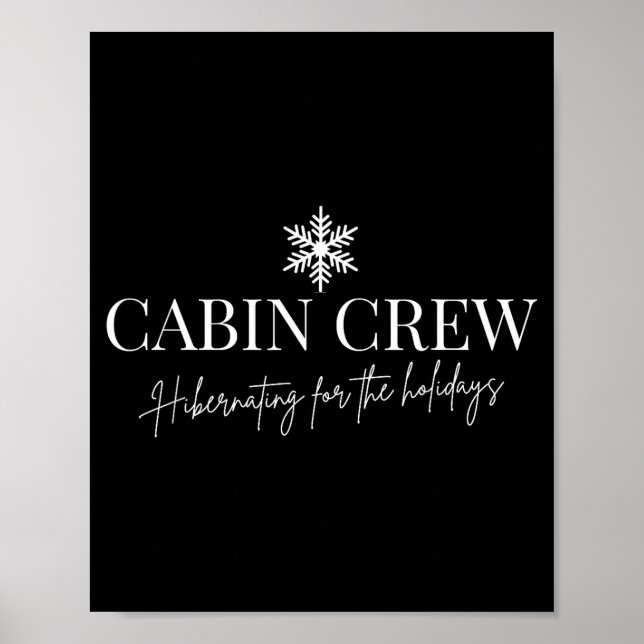 Poster Cabin Crew Christmas Pjs Family Christmas Pajamas  (Frente)