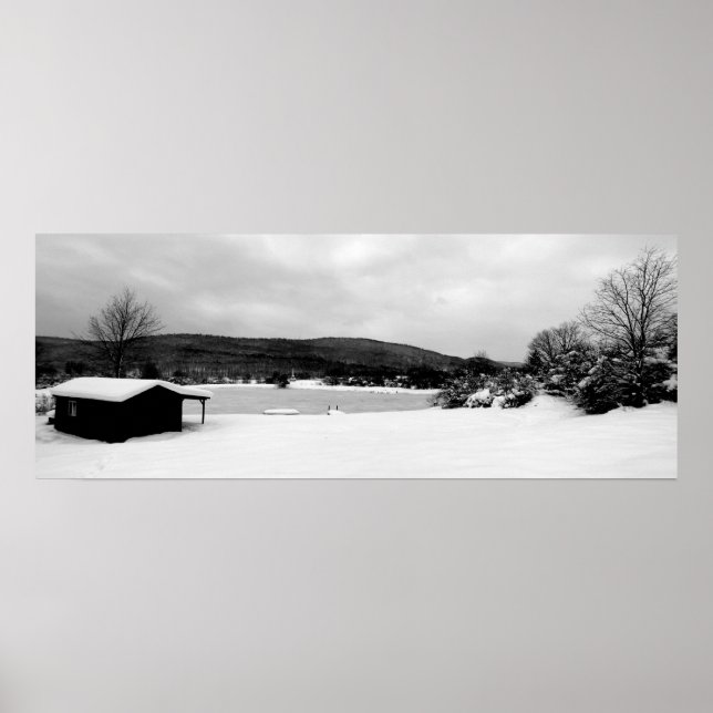 Poster Cabina B & W (Frente)