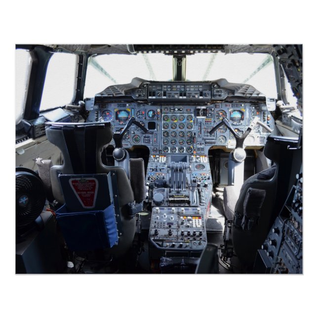 Póster Cabine de aeronaves (Frente)