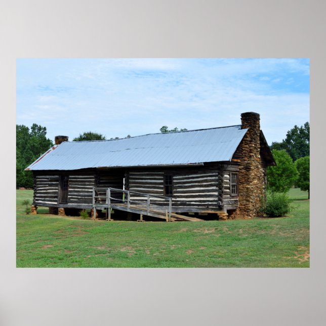 Poster Cabine de Log Antigo (Frente)