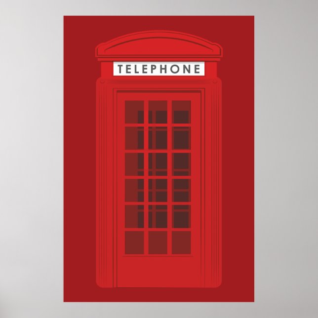 Poster Cabine Telefônica (Frente)