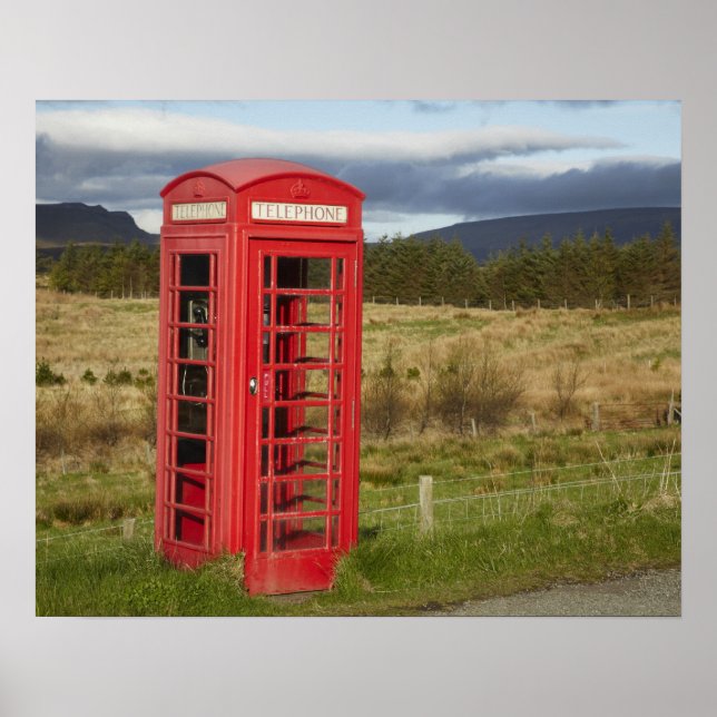 Póster Cabine Telefônica Pública, Ellishadder, perto de S (Frente)