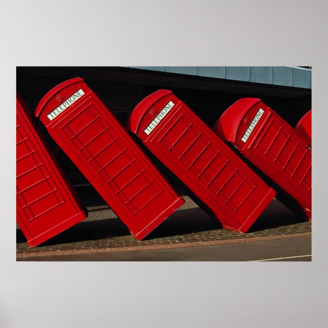 Poster Cabines telefônicas de Londres (Frente)