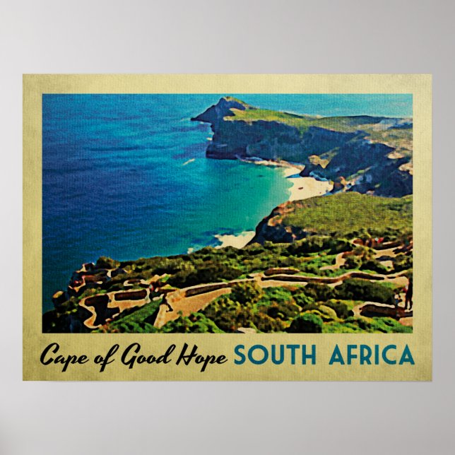 Poster Cabo da Boa Esperança África do Sul (Frente)
