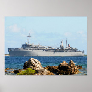 Póster Cabo de USS Frank (COMO 40)