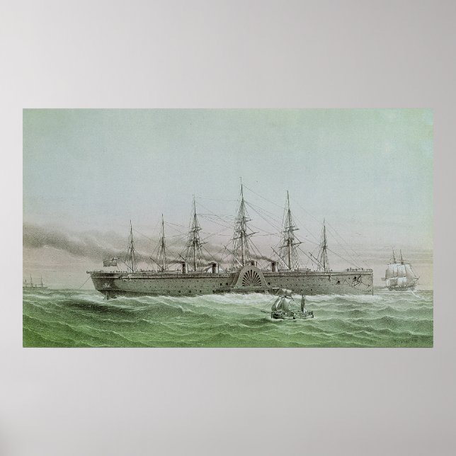 Poster Cabo elétrico de fixação oriental do Excelente (Frente)