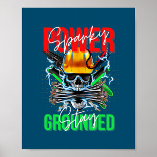 Poster Cabo elétrico do Engenheiro elétrico