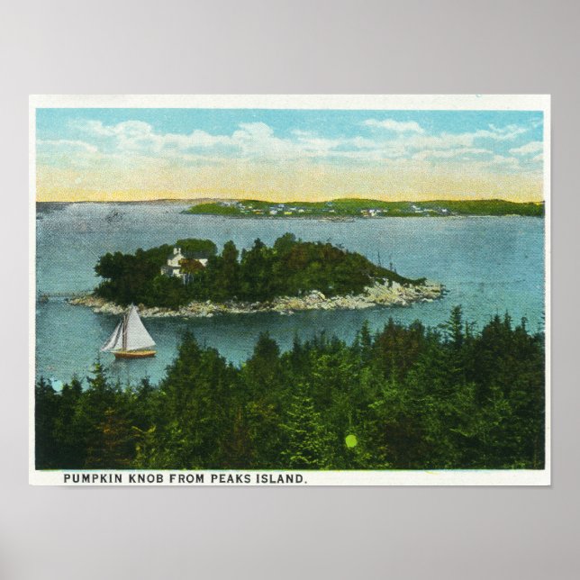 Poster Cabo Elizabeth View de Dois Faróis (Frente)
