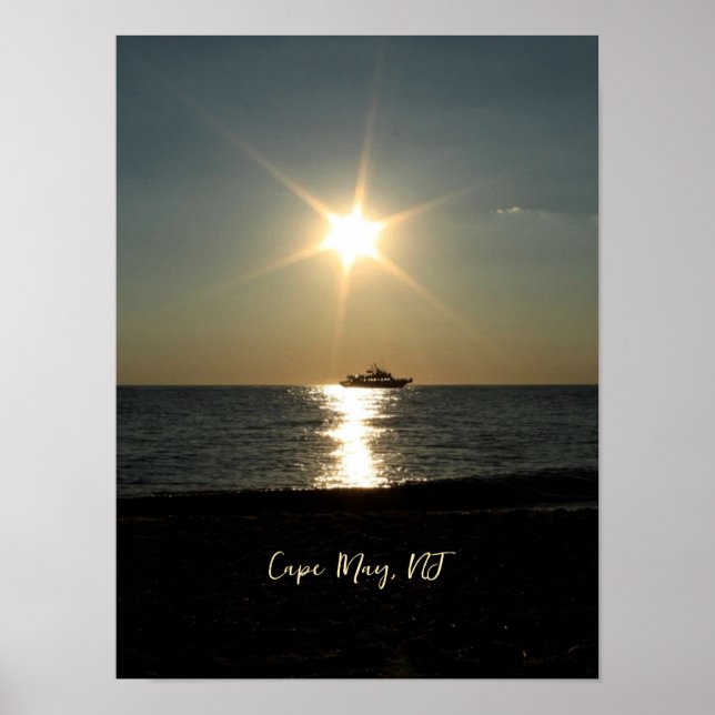 Poster - Cabo May, NJ (Frente)