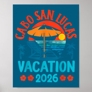 Poster Cabo San Lucas México 2026 Férias em Praia com a F