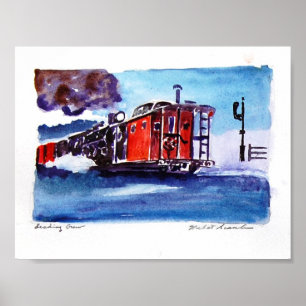 Póster caboose-em-dianteiro