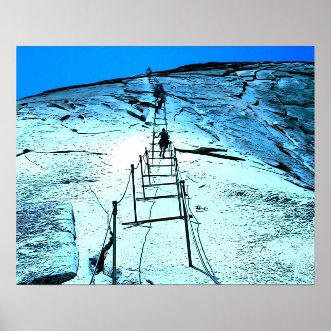 Póster Cabos De Meia Dome Do Yosemite (Frente)