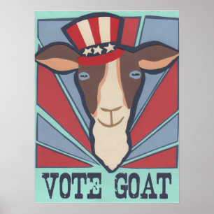 Póster Cabra do voto!